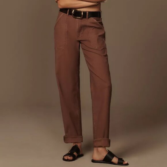 Brand New Pilcro Military Boyfriend Trouser Pants - Picture 6 of 11
